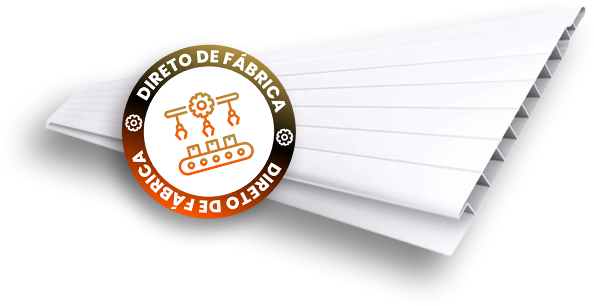 Forro de PVC Branco Direto de Fábrica
